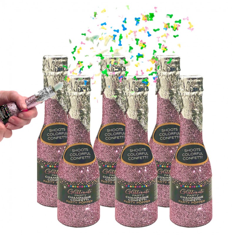 Glitterati Penis Party Champagne Confetti 6-Pack